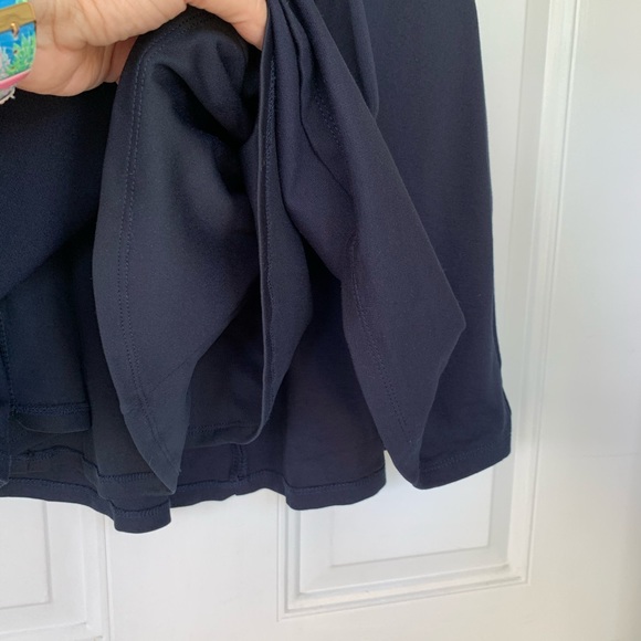 Monteau Keyhole Fit & Flare Dress Navy - size Med - Picture 5 of 6